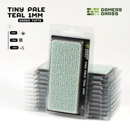 Gamers Grass: Tiny Tufts - Tiny Pale Teal 1mm